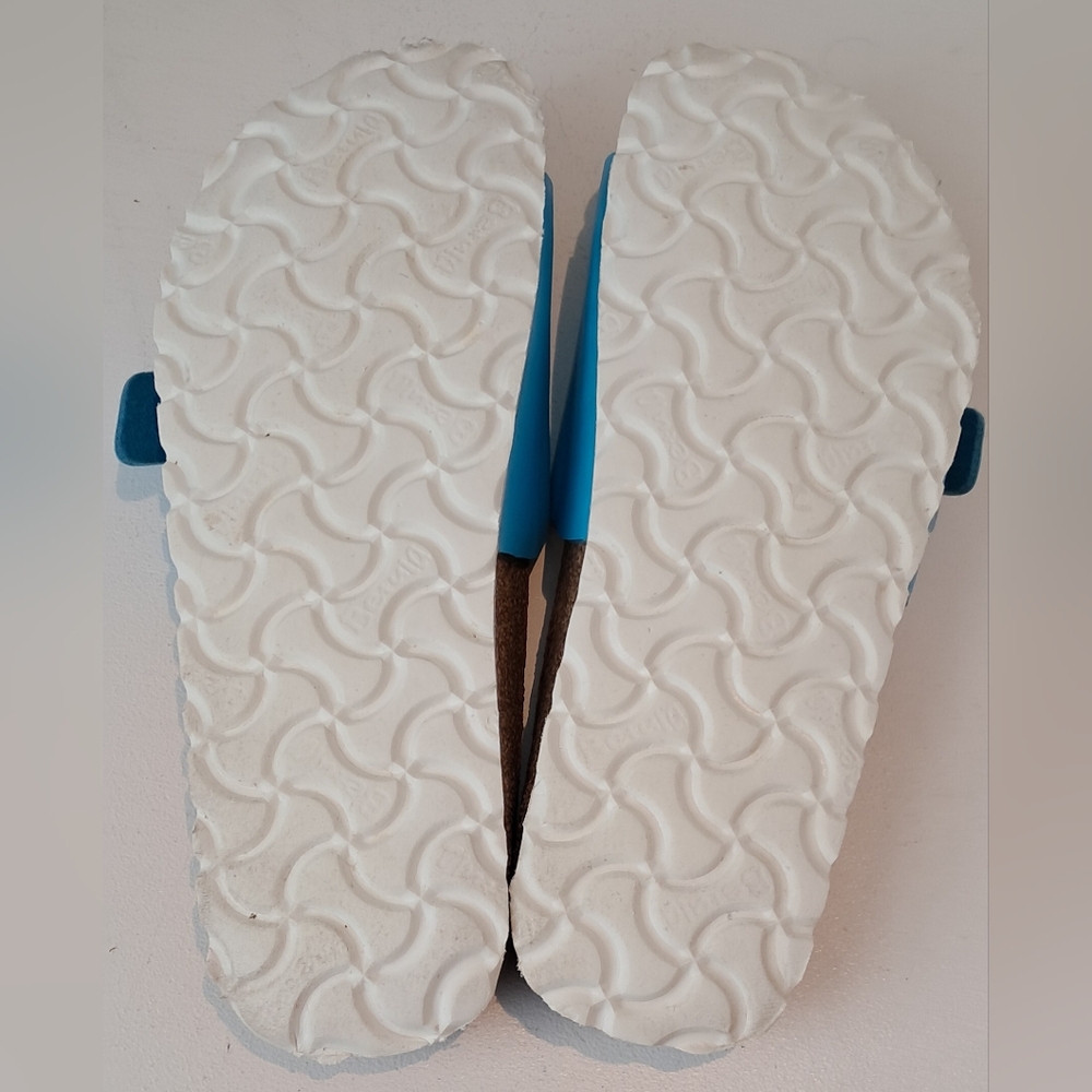 Betula By Birkenstock Turquiose Blue Slip On Sandals Sz 40/9-9.5 Pre-Owned - Picture 6 of 10
